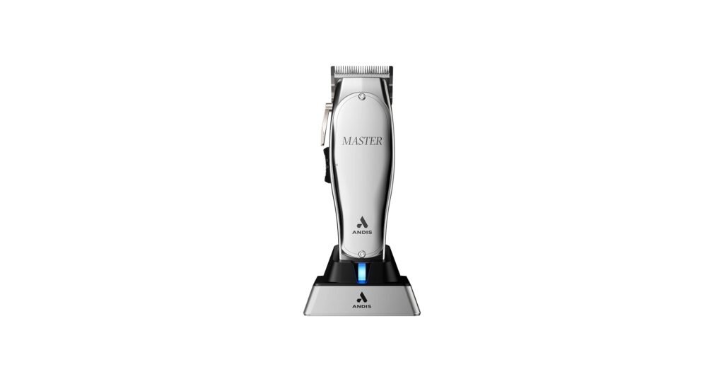 Andis Master cordless clipper with metal housing and adjustable blade lever