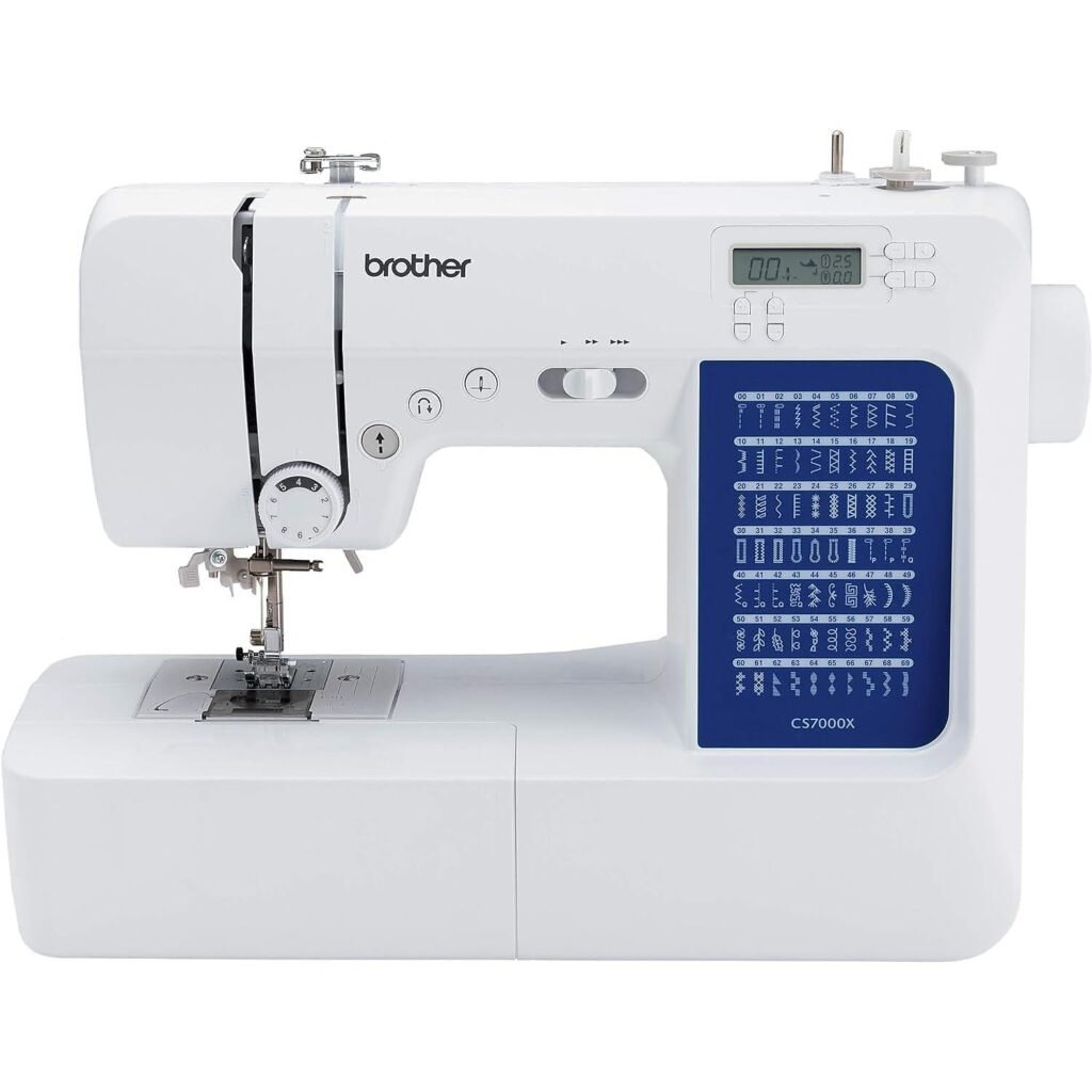 Brother CS7000X computerized sewing and quilting machine with wide extension table