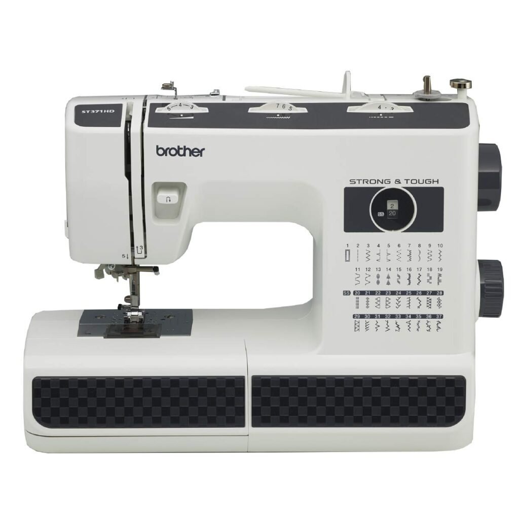 Brother ST371HD heavy-duty sewing machine with sturdy base and stitch selector