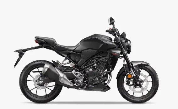 2026 Honda CB300R naked motorcycle with compact frame and modern round headlight