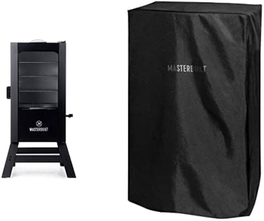 Masterbuilt 30-inch digital electric smoker with front door and chrome racks
