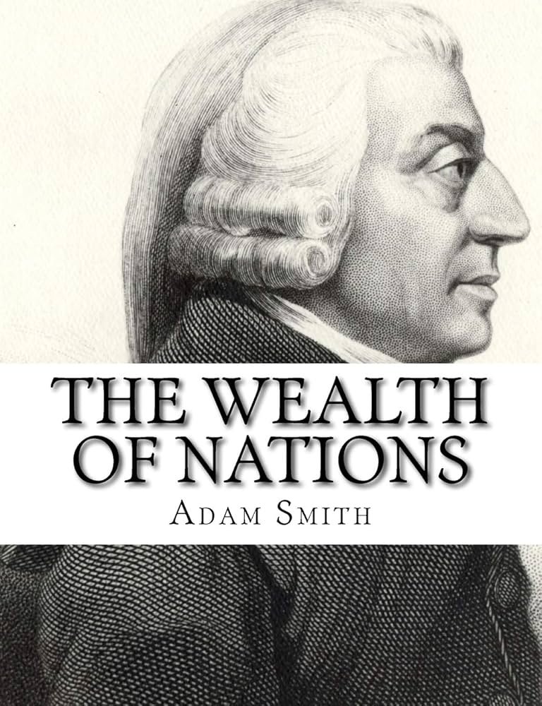 Cover of The Wealth of Nations by Adam Smith, economics classic edition