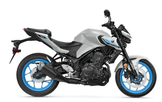 2026 Yamaha MT-03 naked motorcycle with upright bars and compact headlight