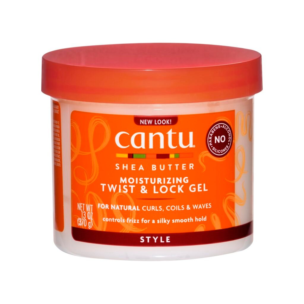 Cantu twist and lock gel jar for moisturizing and styling locs