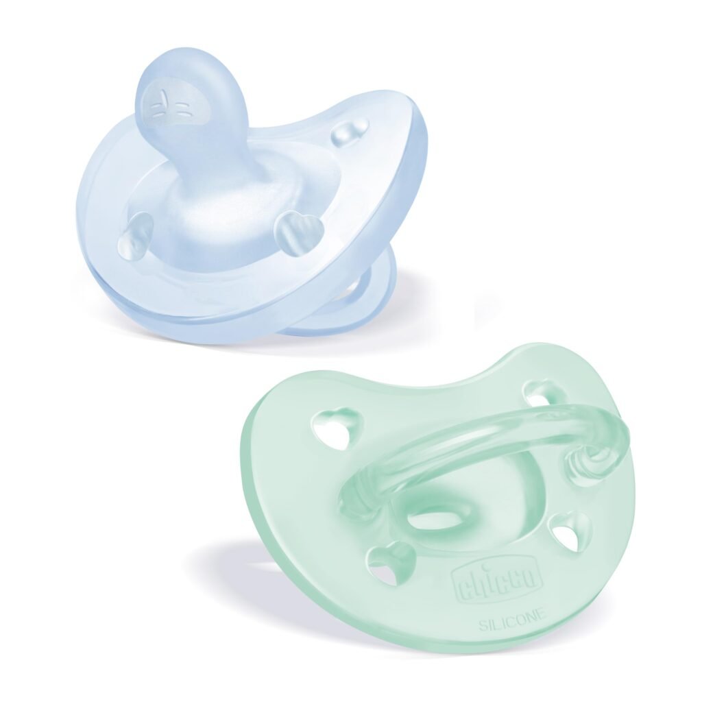 Chicco PhysioForma soft silicone pacifier with orthodontic nipple design