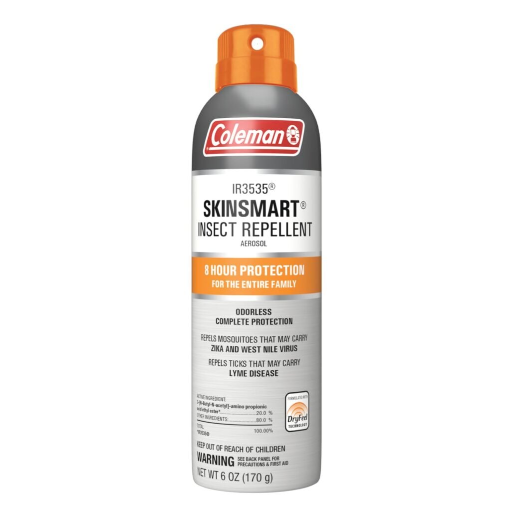 Coleman SkinSmart insect repellent spray bottle for outdoor activities