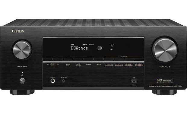 Denon AVR-X2700H  best stereo receiver for turntables