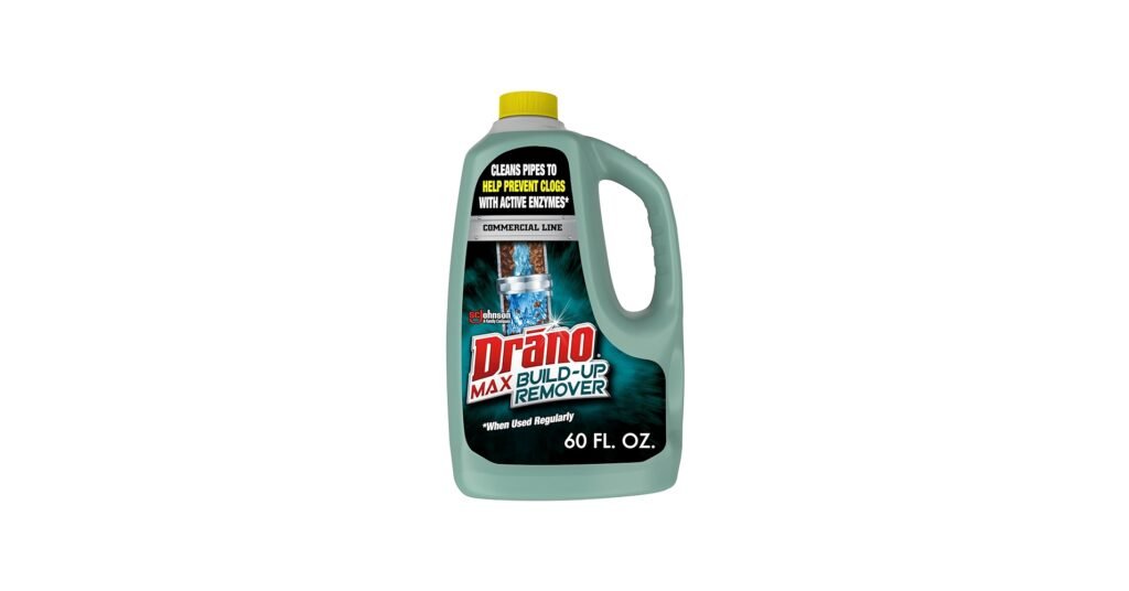 Drano Max Buildup Remover drain cleaner bottle for toilet maintenance