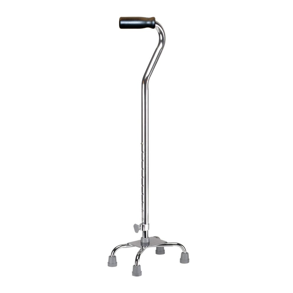 Drive Medical heavy duty quad walking cane with wide stable base