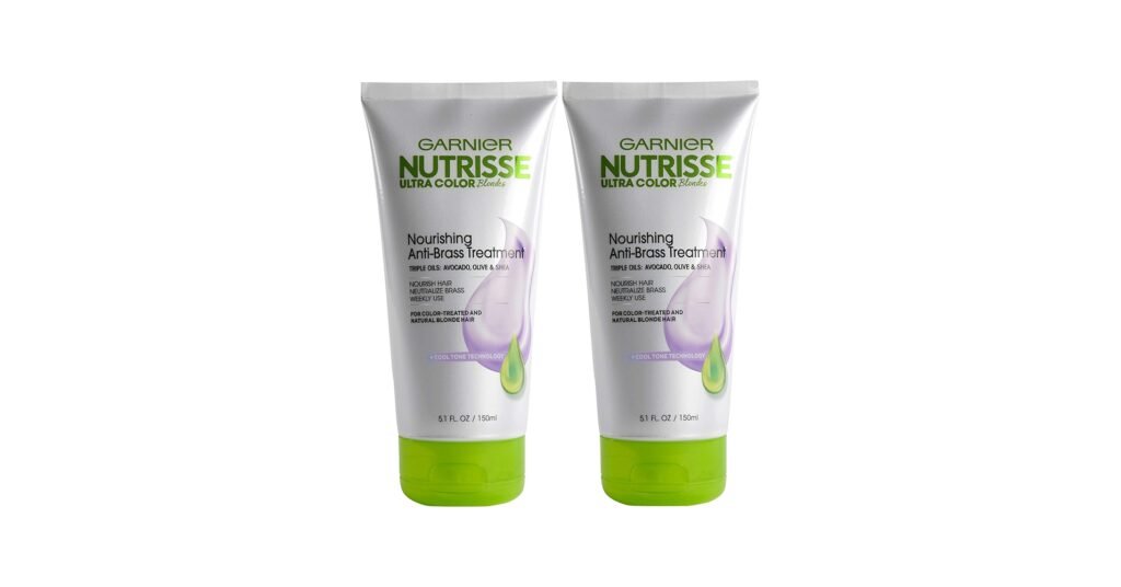 Garnier Nutrisse anti brass purple treatment tube for bleached blonde hair