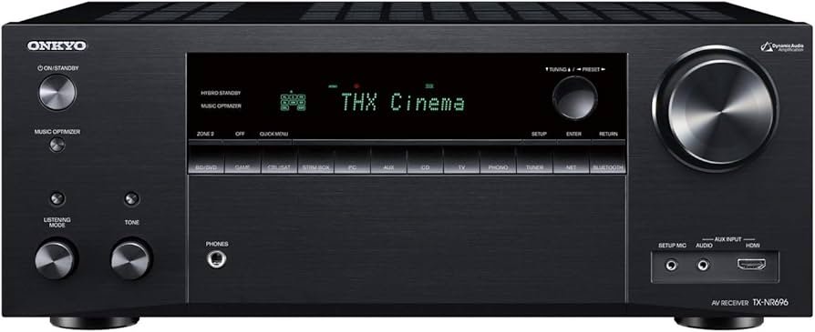 Onkyo TX-NR696  best stereo receiver for turntables
