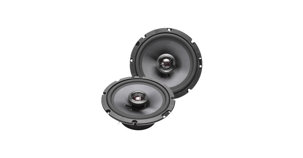 Skar Audio TX65 6.5-inch component speaker with black cone and separate tweeter