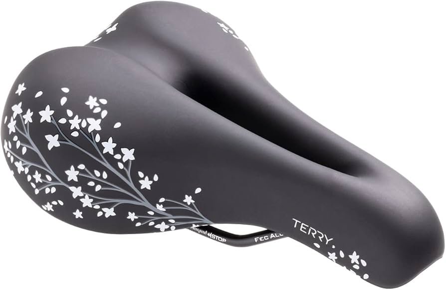 Terry Cite X Gel Italia women’s bike saddle with center cutout and gel padding