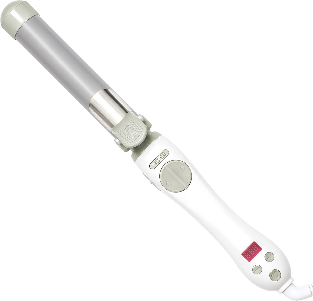 Beachwaver S1 rotating curling iron creating soft curls on fine hair