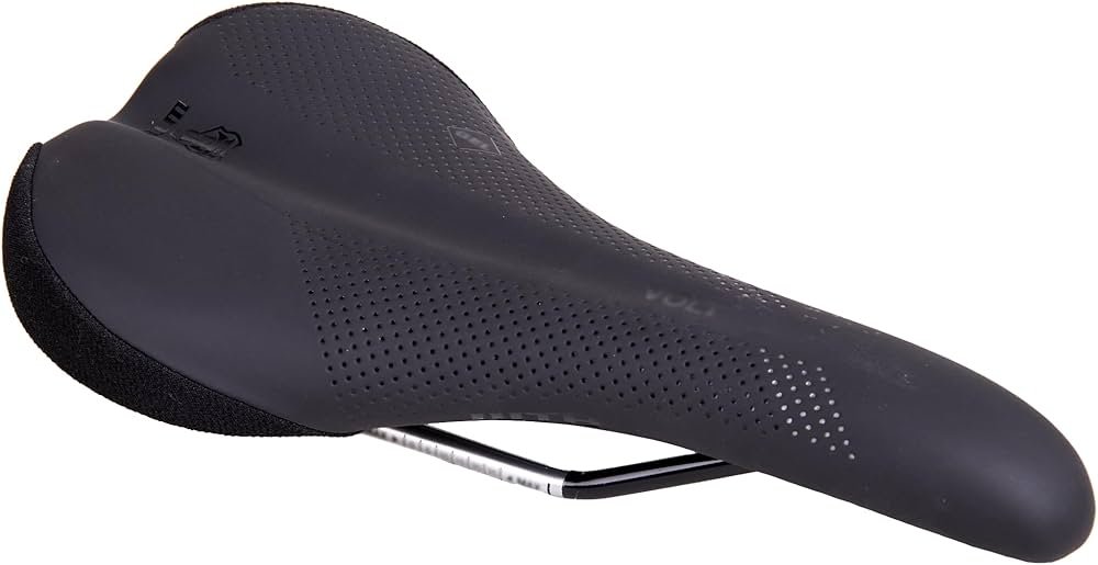 WTB Volt Chromoly mountain bike saddle mounted on trail bike