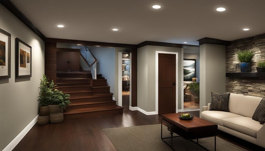 best lighting for basement