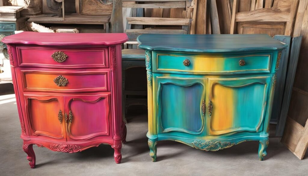 best paint for wood furniture