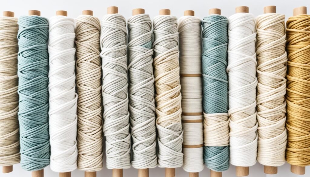 macrame cord material options