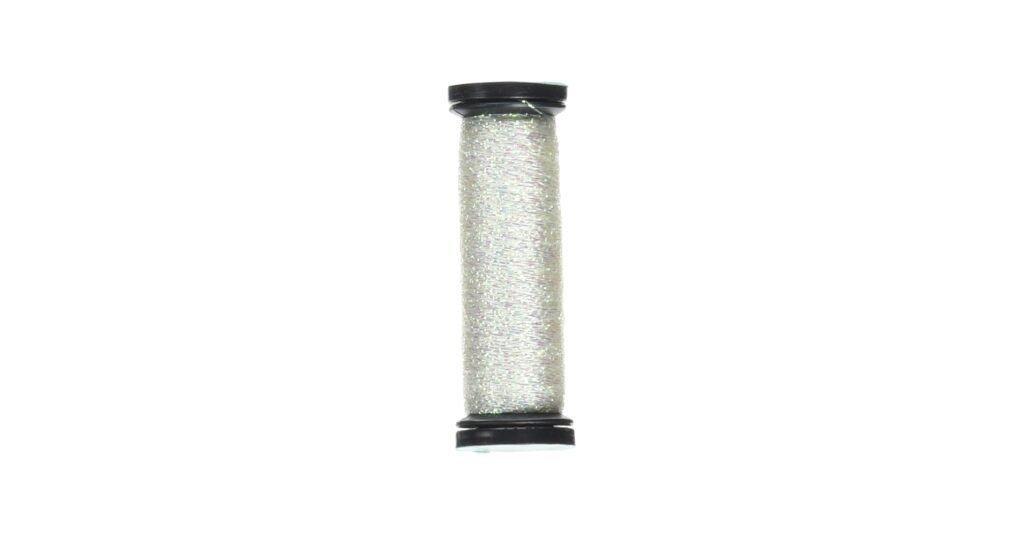 Kreinik metallic thread spools for embroidery accents and shine