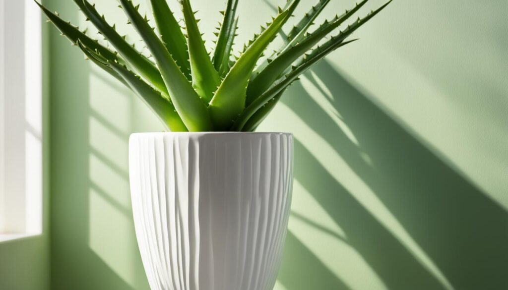 ceramic pot for aloe plant
