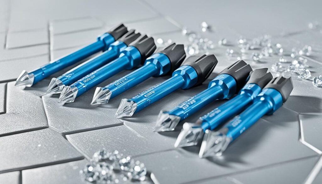 Bosch GT2000 4-Piece Glass and Tile Bit Set