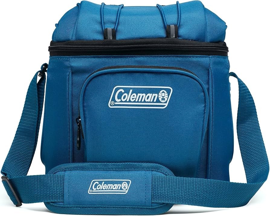 Coleman Chiller insulated soft cooler lunch bag with carry strap and removable liner
