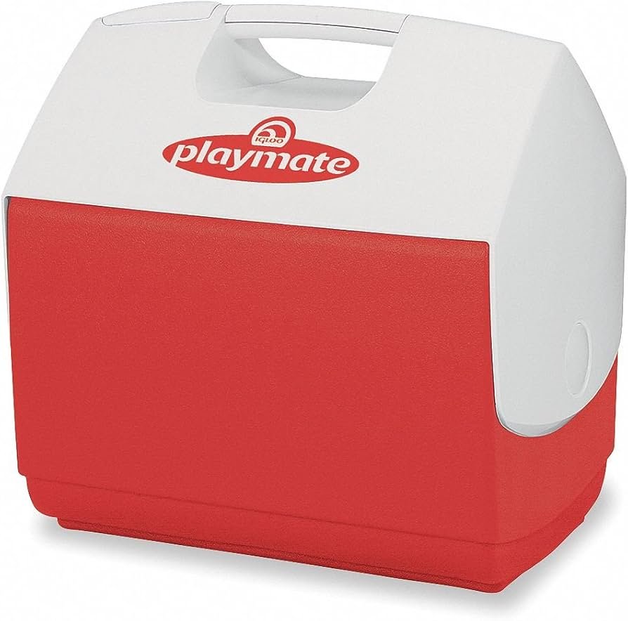 Igloo Playmate Elite hard cooler lunch box with tent-top lid and carry handle