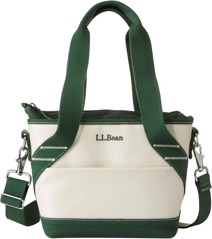 L.L.Bean small insulated lunch tote with reinforced handles