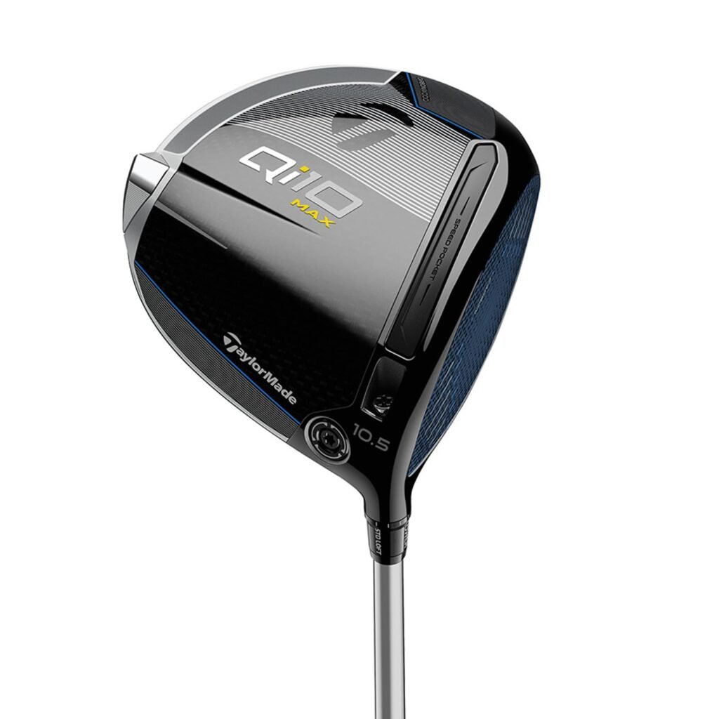 TaylorMade Qi10 Max driver with carbon crown and oversized forgiving head