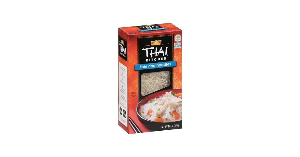 Thai Kitchen thin rice noodles box for soups and noodle bowls