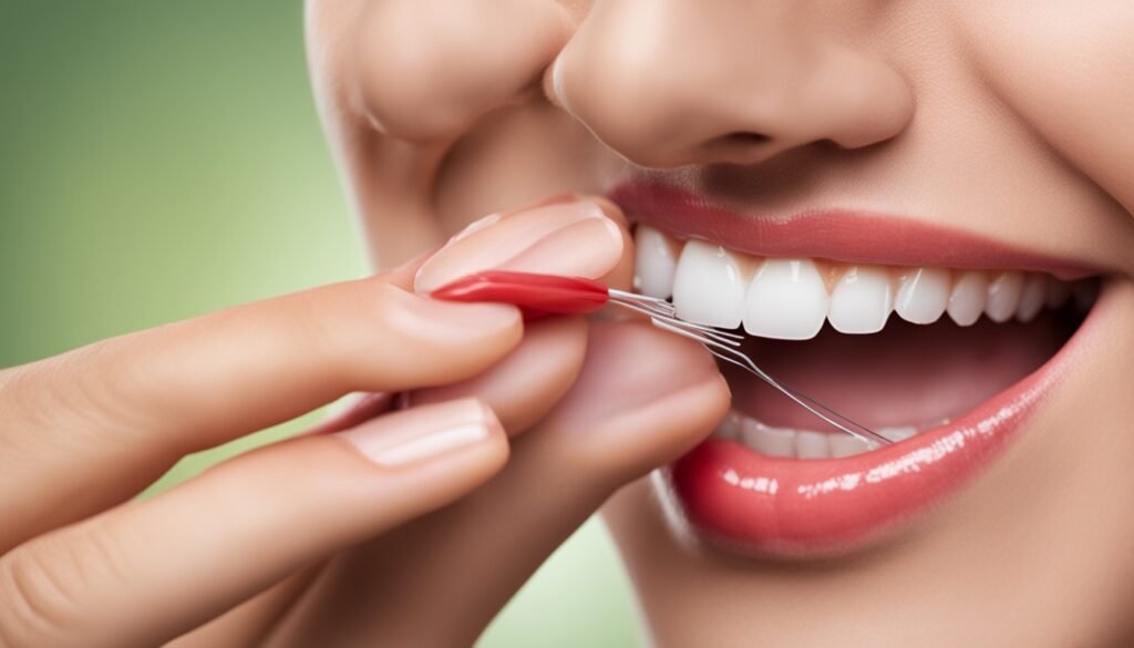 proper flossing technique