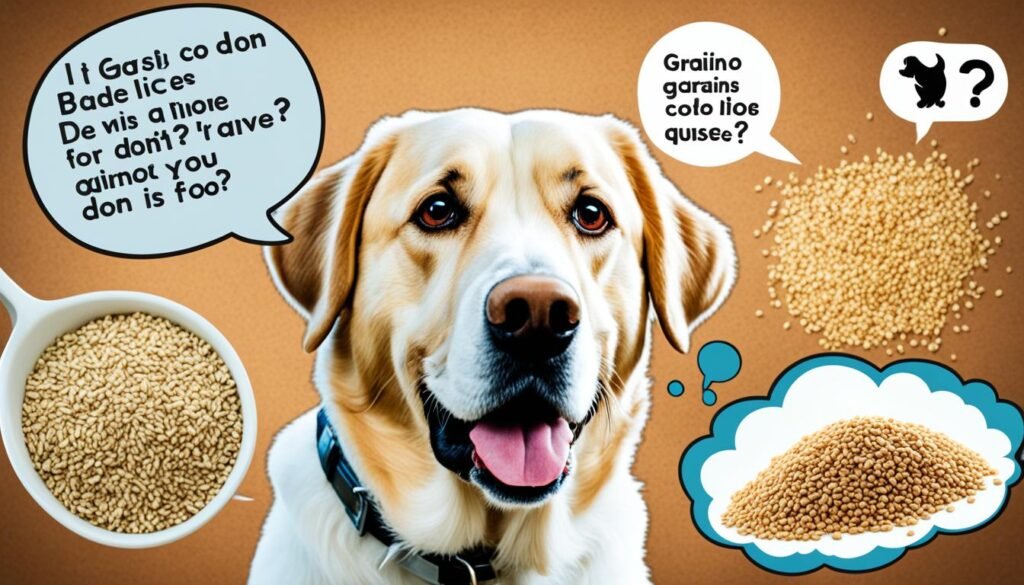 misconceptions about grains in dog food