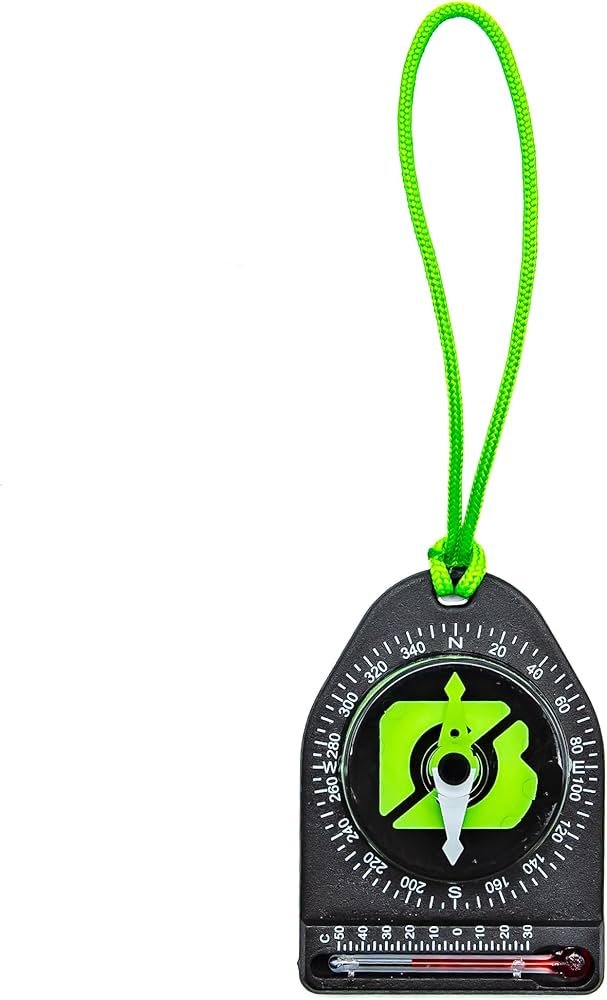 Brunton 9041 glow keychain compass with luminous dial