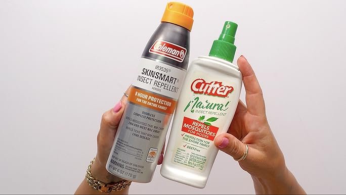 Coleman SkinSmart IR3535 spray as a lightweight mosquito repellent for sensitive skin