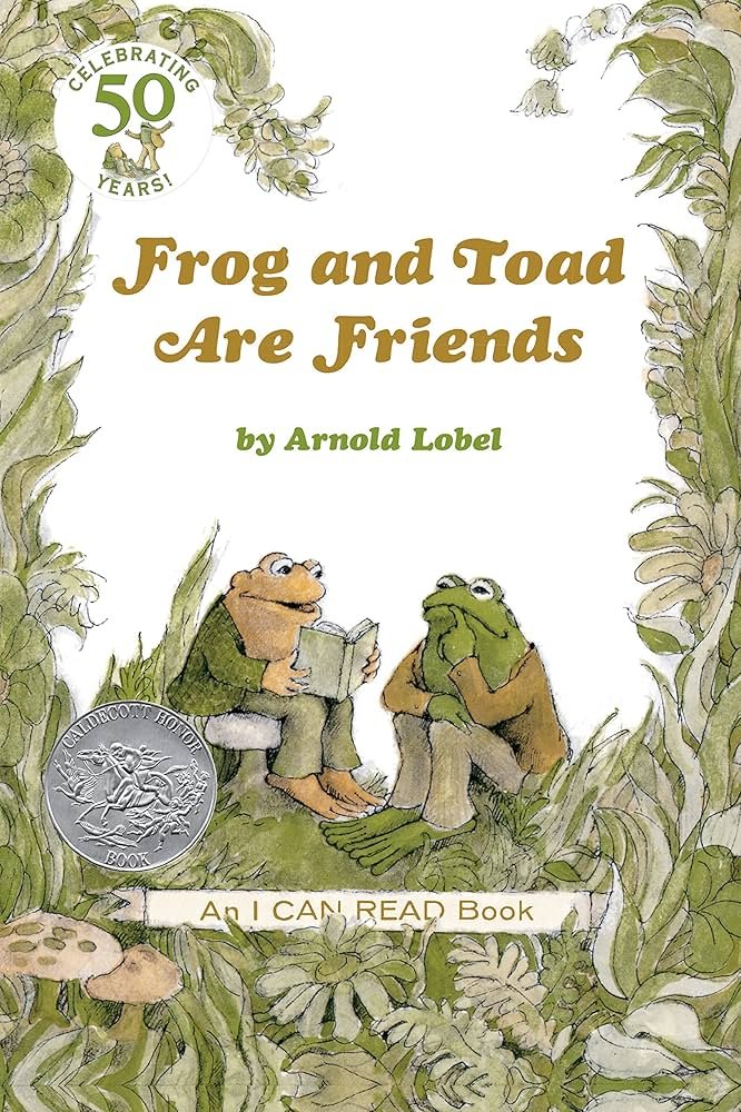 Frog and Toad early chapter book with simple illustrations and short chapter pages