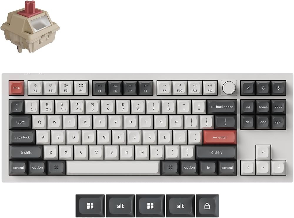 Keychron Q3 Ultra 75% wireless mechanical keyboard with function row and compact layout