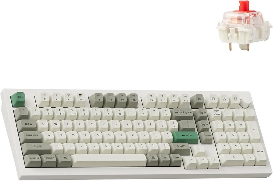 Keychron Q5 Max 96% mechanical keyboard with metal case and compact number pad layout