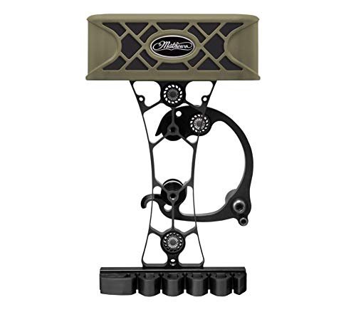 Mathews Lift compound bow hanging on hunting rack