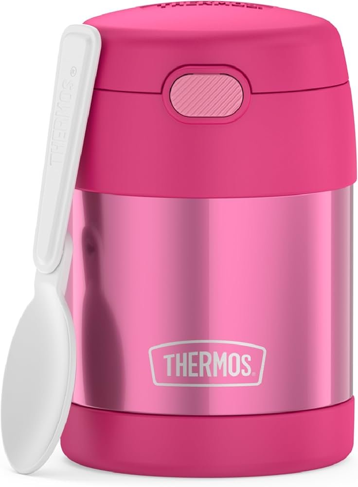 THERMOS FUNTAINER pink 10 ounce insulated food jar for kids