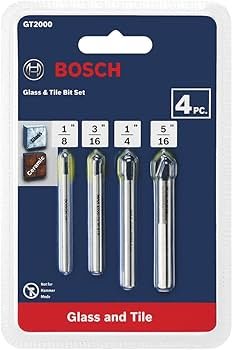 Bosch GT2000 Glass and Tile Bit Set