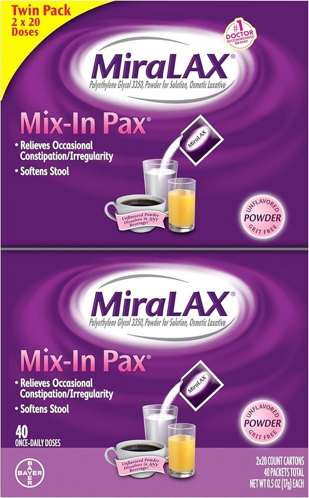 MiraLAX Mix-In Laxative Powder