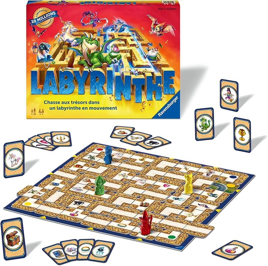 Ravensburger Labyrinth Family Board Game: Easy to Learn, Hard to Master