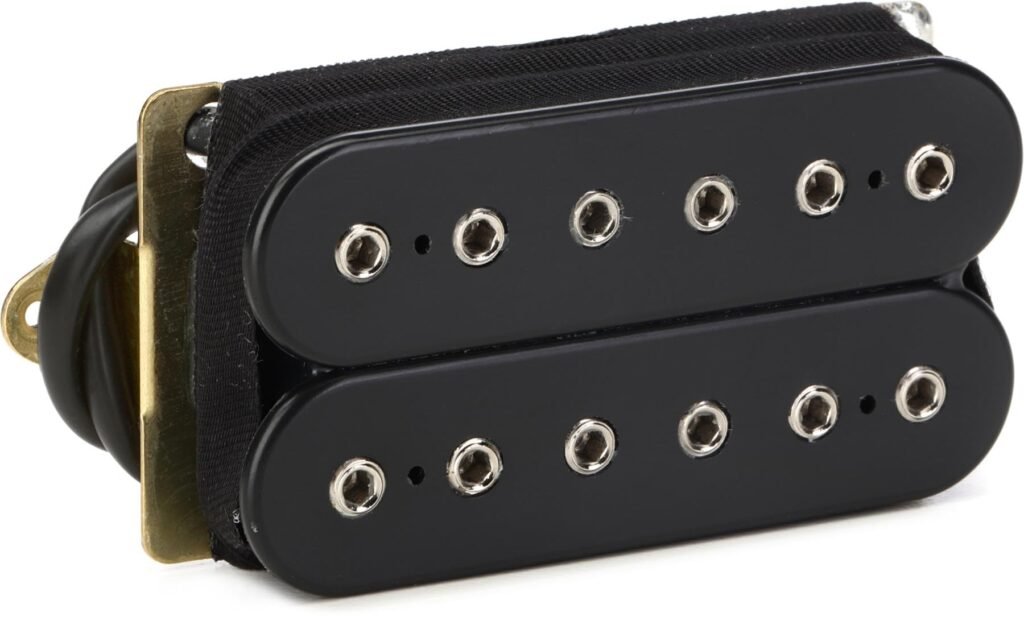 DiMarzio Super Distortion bridge humbucker on an electric guitar, featured in a best pickups for guitar list for 2026.