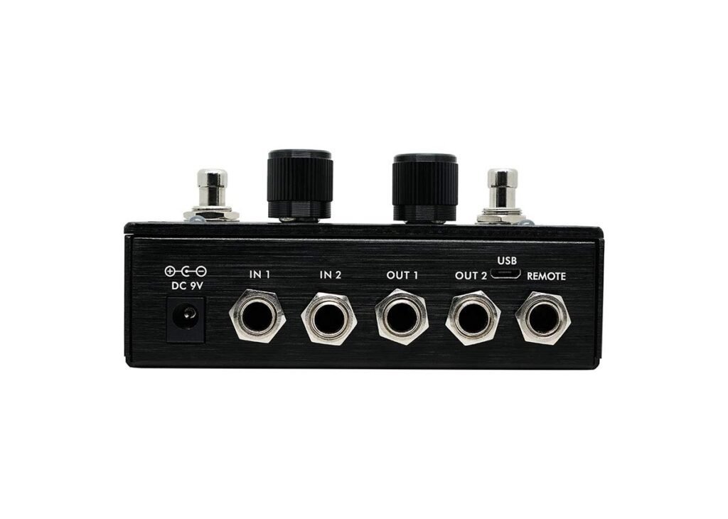 Pigtronix Infinity dual looper pedal shown for guitarists who want two separate loops running together.