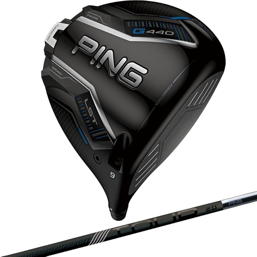 Ping G440 irons at address showing a clean topline and cavity-back shape, suited for a 10 handicap golfer.