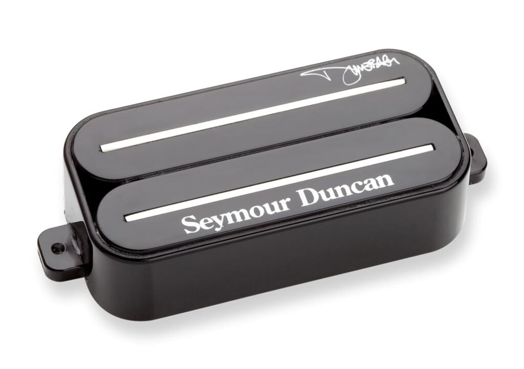 Alt text: Seymour Duncan Dimebucker bridge pickup with blade rails, listed as a best pickups for guitar choice for 2026.