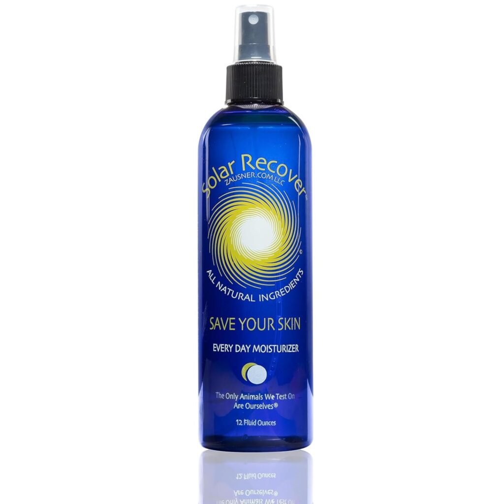 Solar Recover after sun spray mist used as best aloe for sunburn for back and shoulders in 2026.