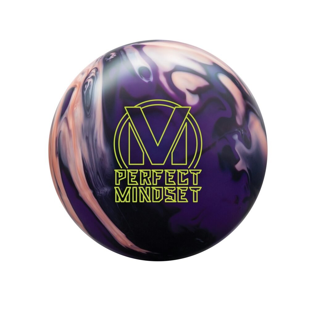 Brunswick Mindset 12 lb bowling ball for beginners, reactive ball built for control and easy learning
