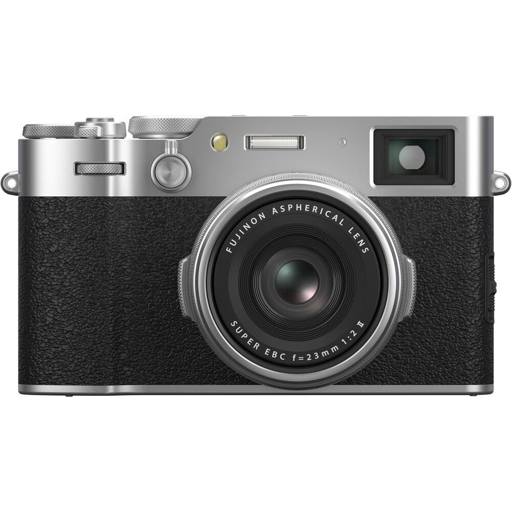 Fujifilm X100VI compact camera with fixed lens, used for street and travel digital photography in 2026.