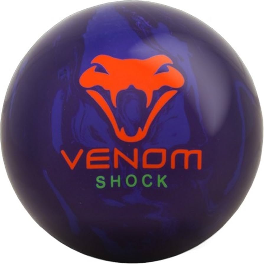 Motiv Venom Shock bowling ball for beginners, reactive ball for smooth motion and steady control